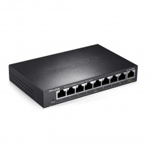 普联TP-LINK TL-SG2008MP 8口全千兆web网管POE交换机